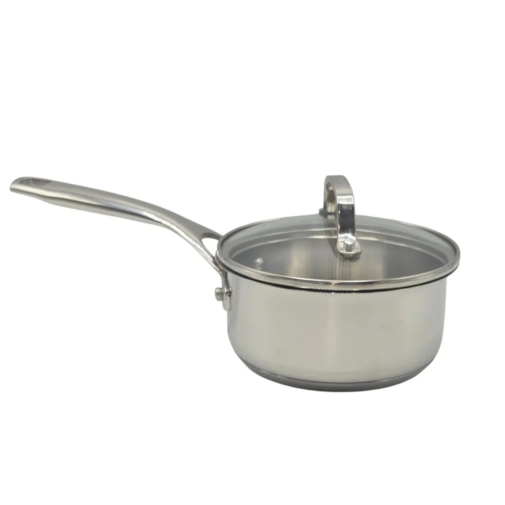 Cuisinart Classic Stainless Cookware 1.0Qt ‎ Saucepan With Lid Induction Ready
